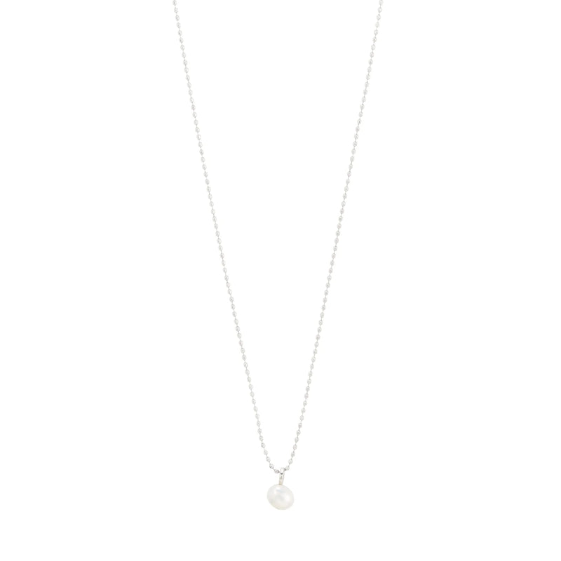 Hadley Silver Plated Pearl Necklace