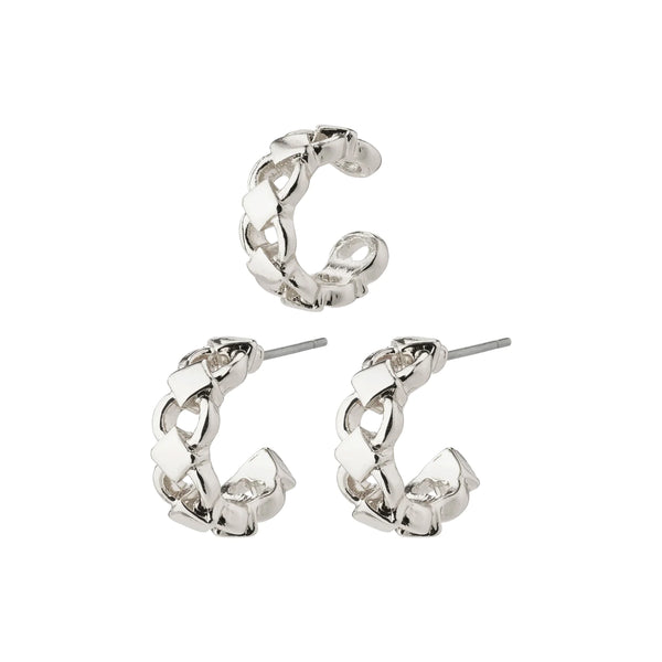 Desiree Silver Plated Earring Set