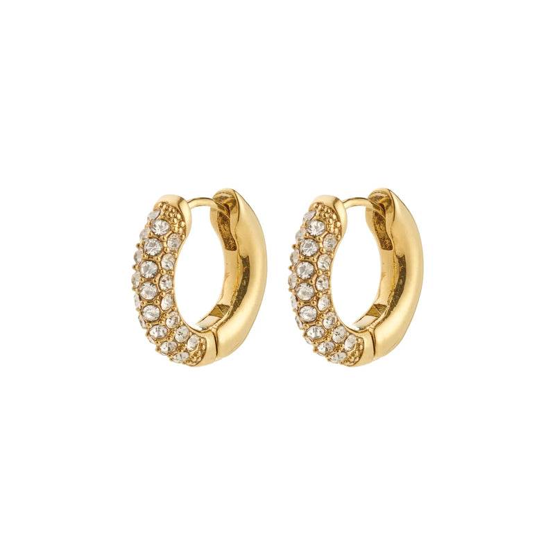 Tatum Gold Plated Waterproof Small Hoops