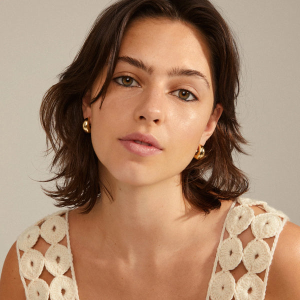 Ioanna Gold Plated Hoops