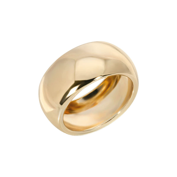 Gold Plated Domed Ring