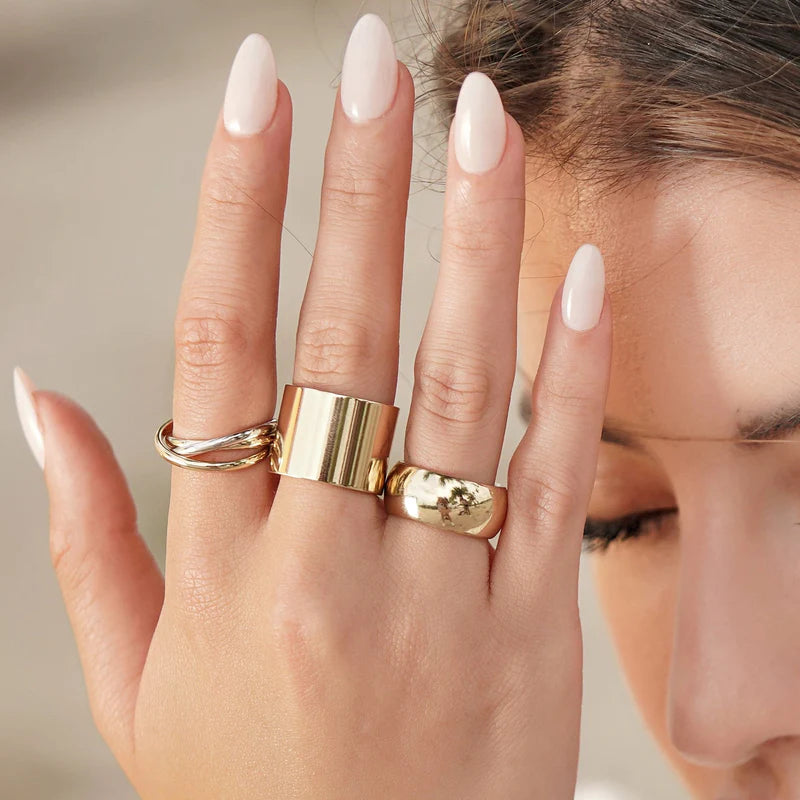 Gold Plated Domed Ring