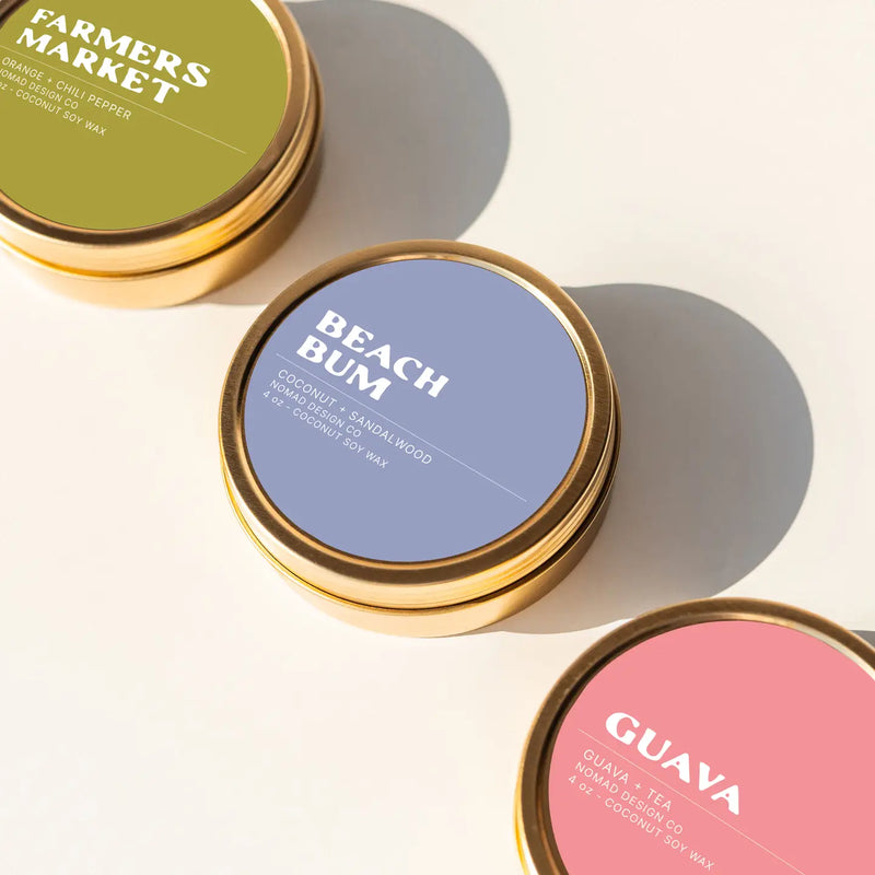 Travel Tin Candle - Beach Bum