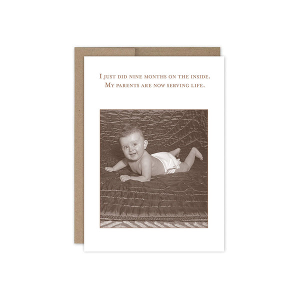 Nine Months Baby Card