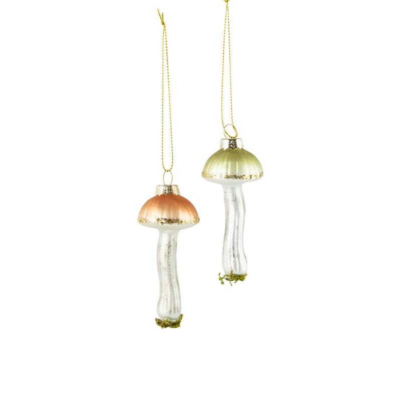 Glass Mushroom Ornament