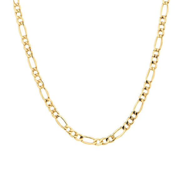 Gold Vermeil 22" Figaro Chain