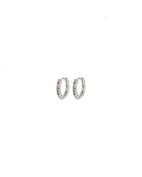 Caravina Silver Hoops