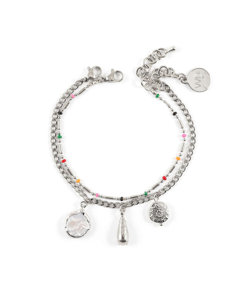 Confetti Silver Bracelet