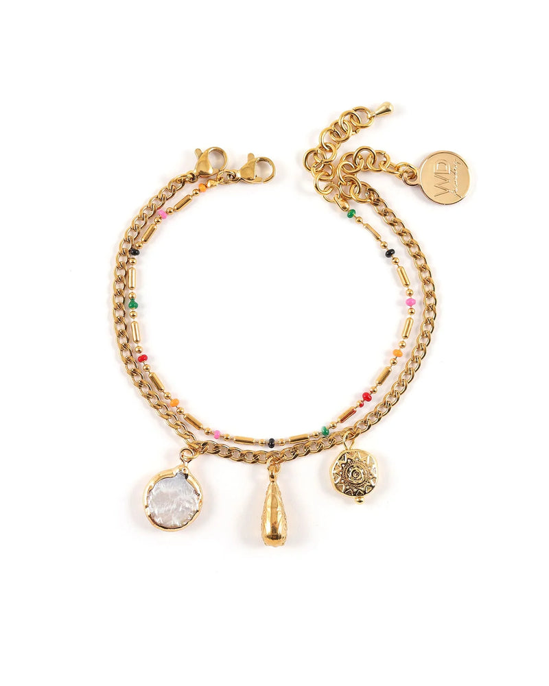 Confetti Gold Bracelet