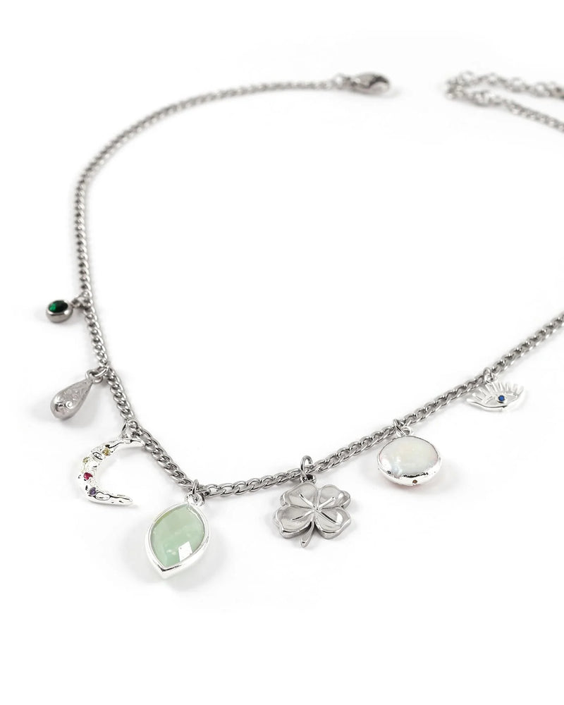 Clover Silver Necklace
