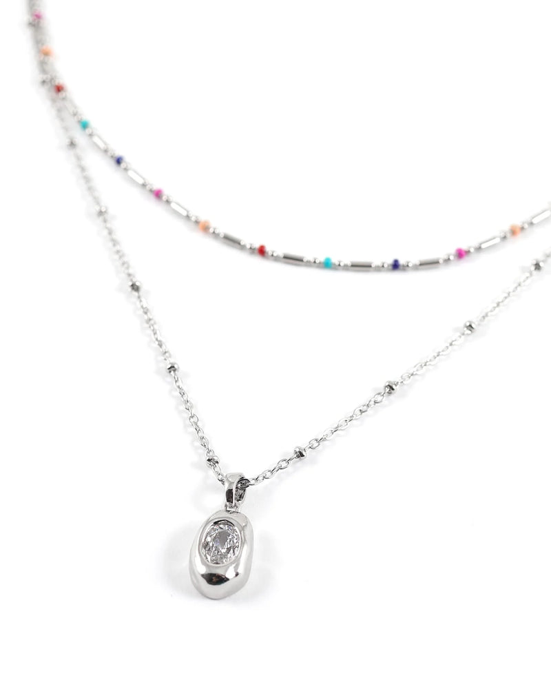 Twinkle Silver Necklace