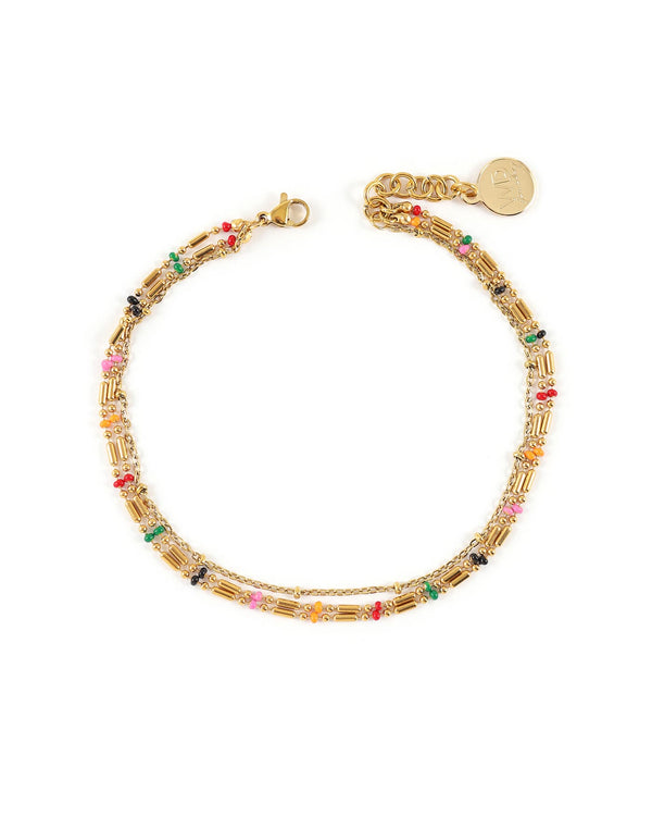 Pebble Gold Anklet
