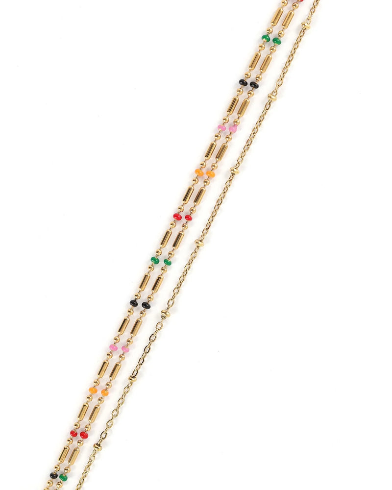 Pebble Gold Anklet