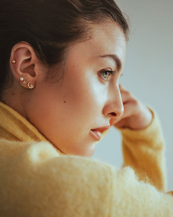 Opalys Gold Studs