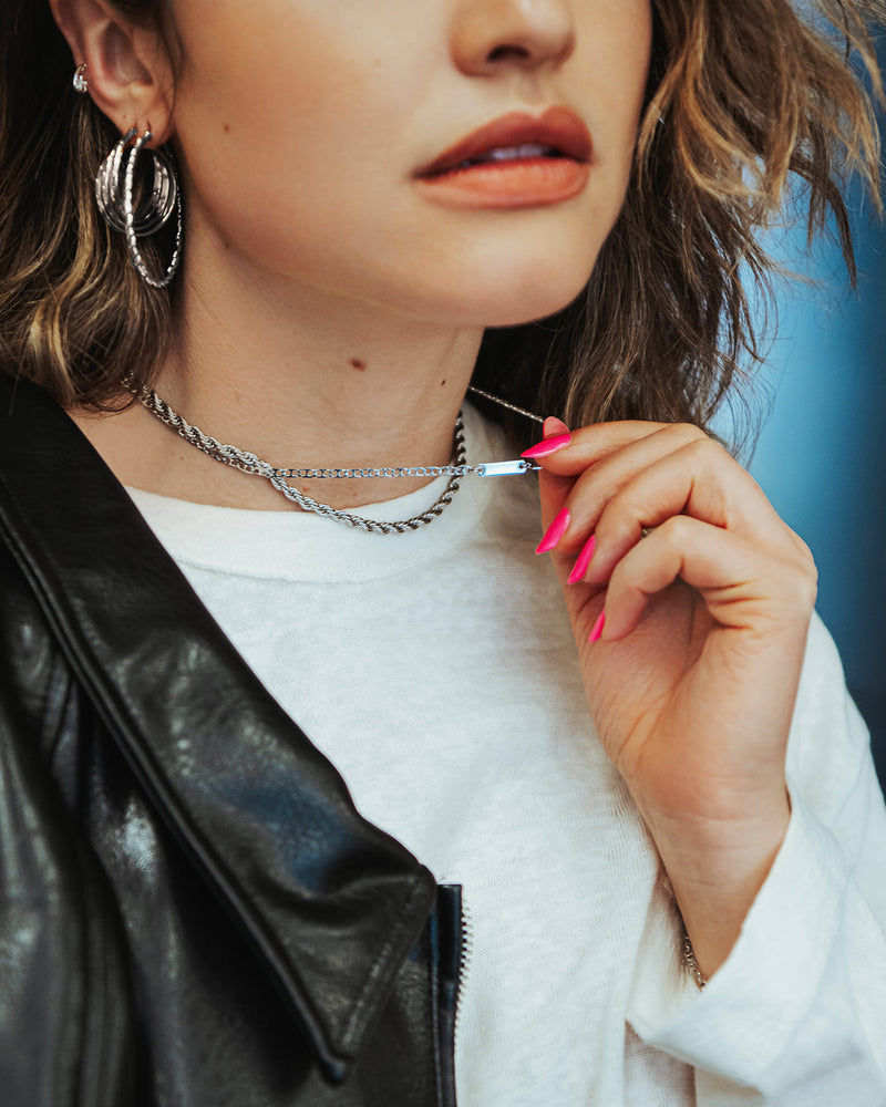 Torsade Silver Necklace
