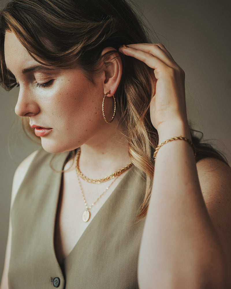 Bonita Gold Hoops