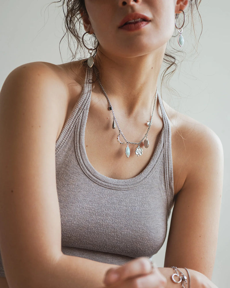 Clover Silver Necklace