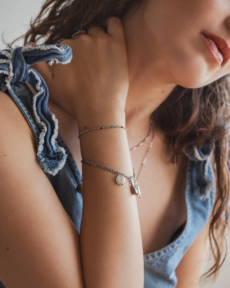 Confetti Silver Bracelet