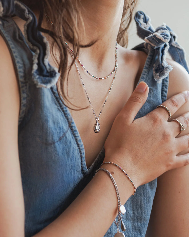 Twinkle Silver Necklace