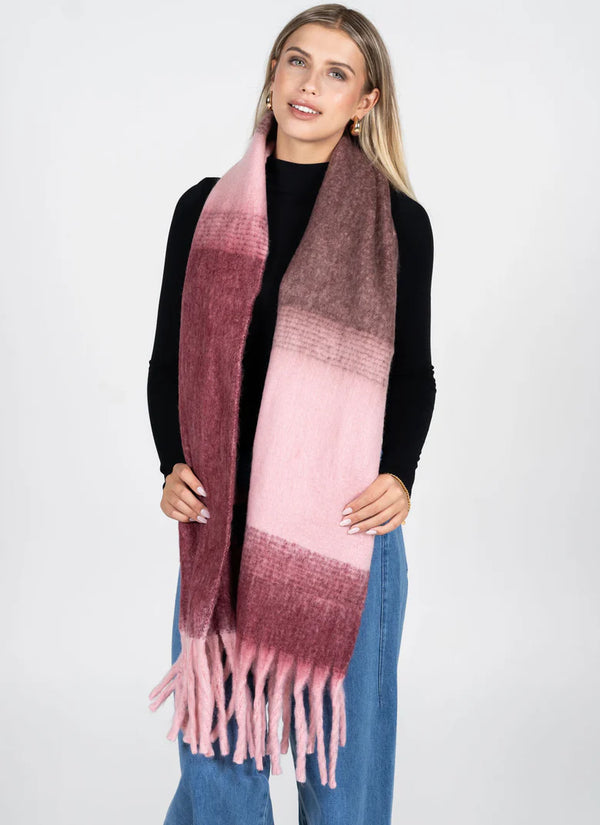 Checked Pattern Scarf