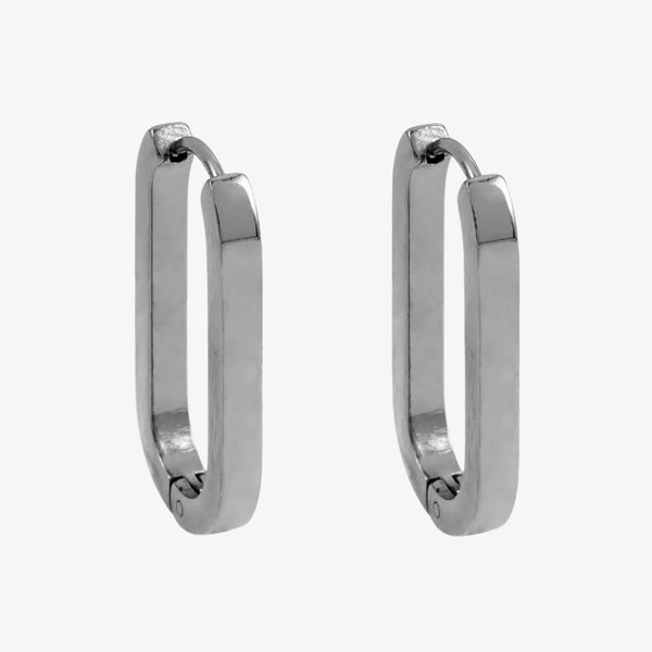 Chanda Silver Hoops
