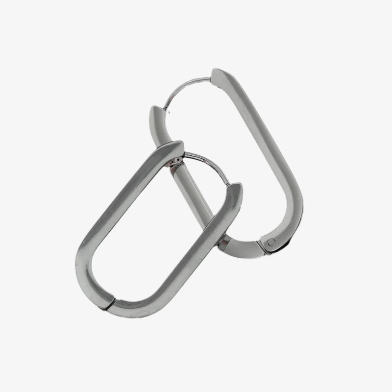 Chanda Silver Hoops