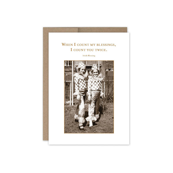 Count Twice Thank You Card