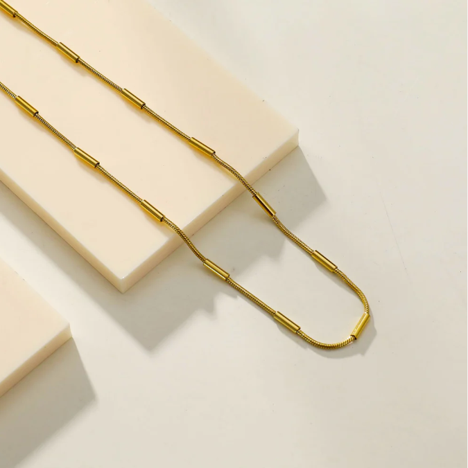 Cyrillia Gold Necklace
