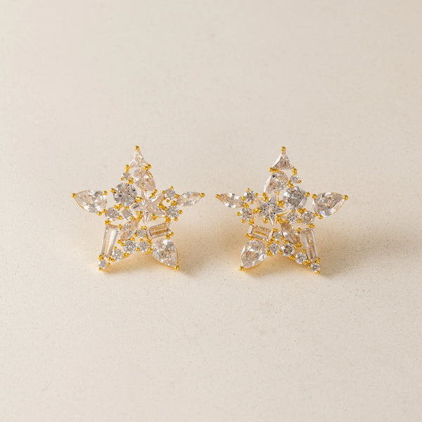 Gold Plated Debut Star Studs