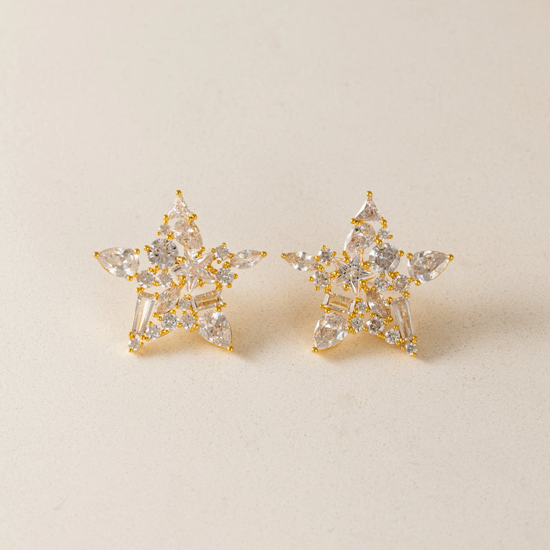 Gold Plated Debut Star Studs