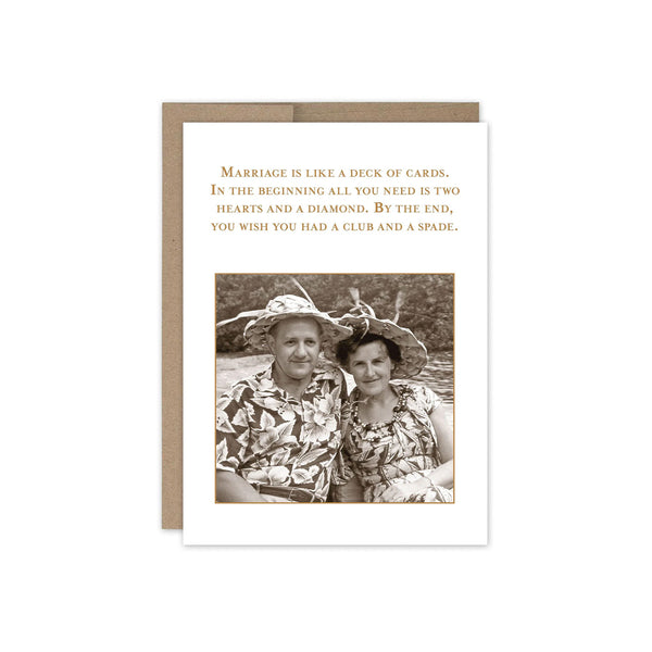 Deck Of Cards Anniversary Card