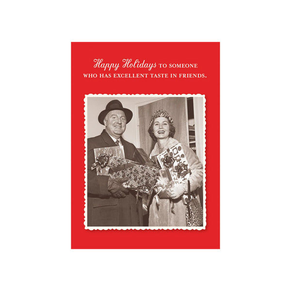 Excellent Taste Holiday Card