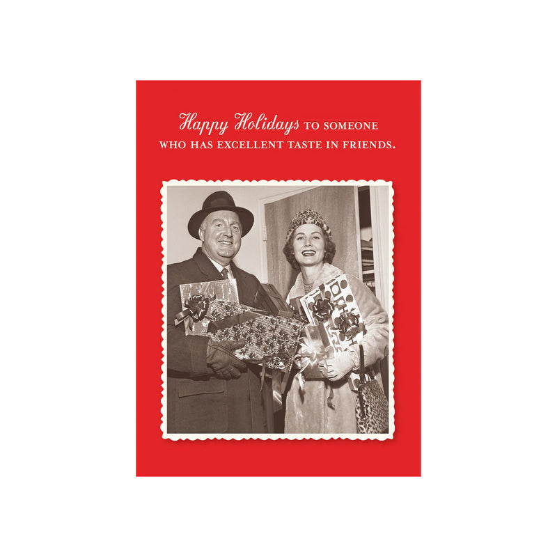 Excellent Taste Holiday Card