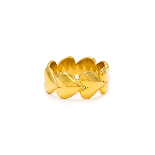 Gold Plated Flirt Ring