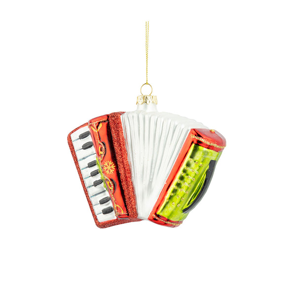 Glass Accordion Ornament