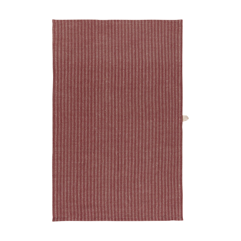 Striped Linen & Cotton Blend Dishtowel