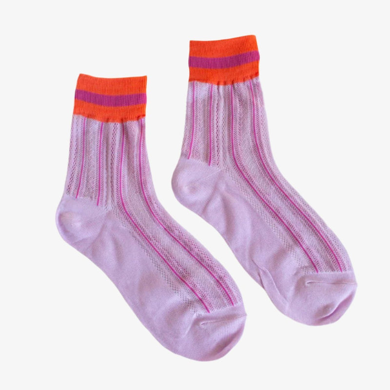 Casual Mesh Stripe Socks