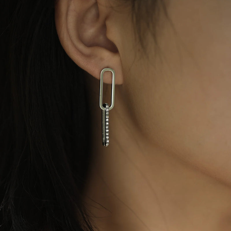 Luciana Paper Clip Earrings