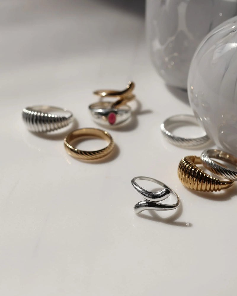 Skin Silver Ring