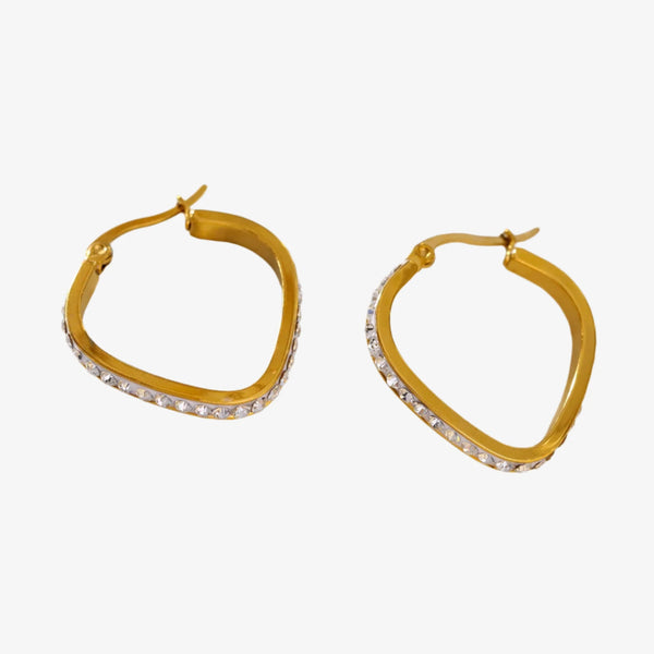 Melfi Gold Hoops