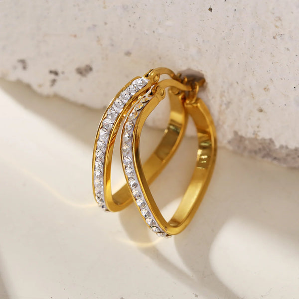 Melfi Gold Hoops