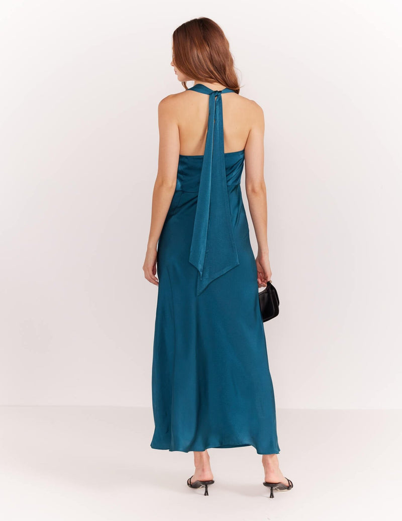 Orion Halter Neck Maxi Dress