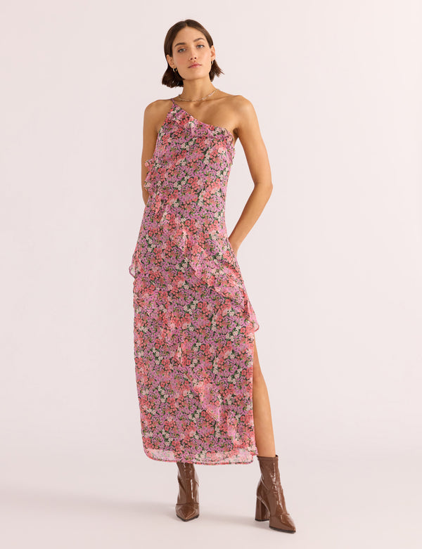 Amelia Ruffle Maxi Dress