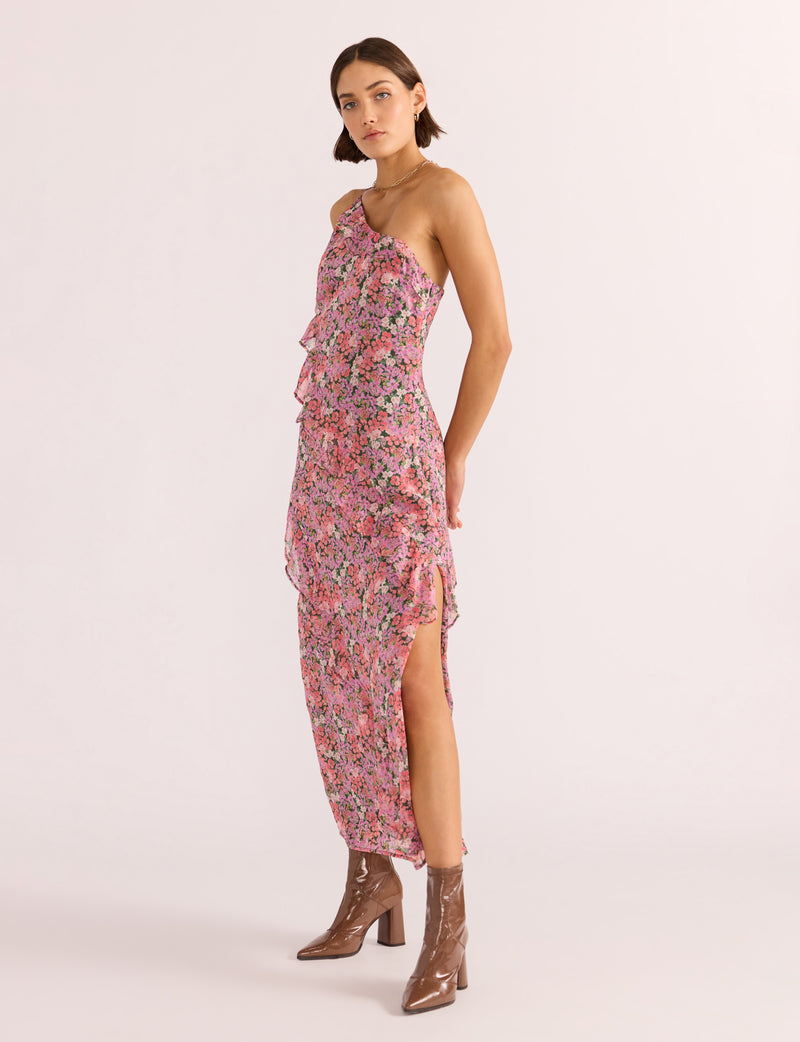 Amelia Ruffle Maxi Dress