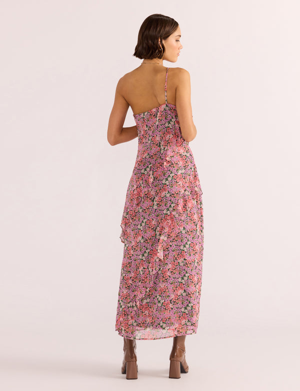 Amelia Ruffle Maxi Dress