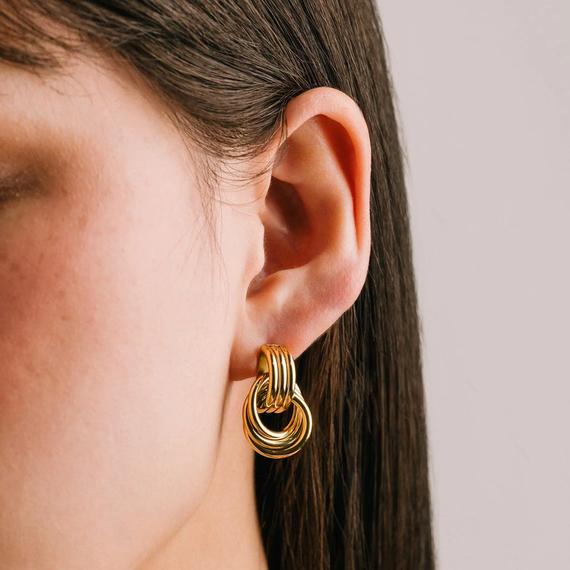 Gold Maris Knocker Earrings