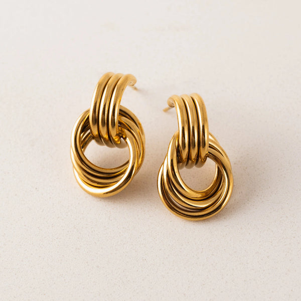 Gold Maris Knocker Earrings