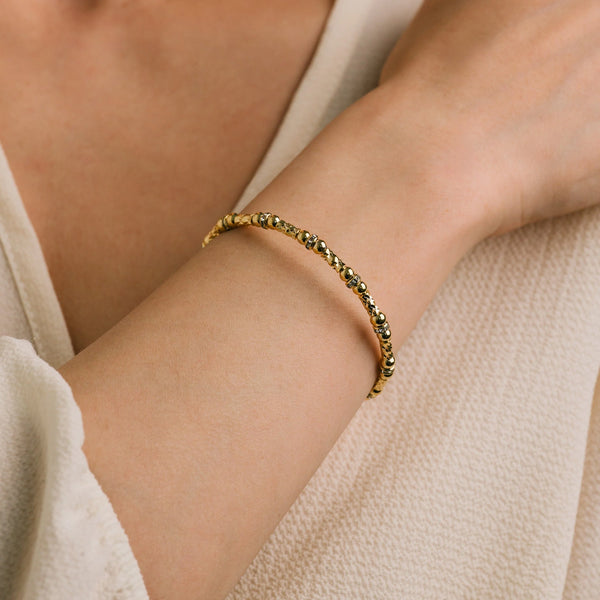 Silver Mini Solana Flex Bangle