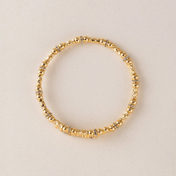 Gold Mini Solana Flex Bangle
