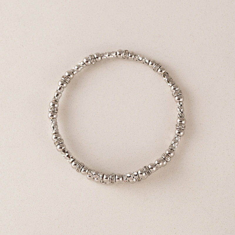 Silver Mini Solana Flex Bangle